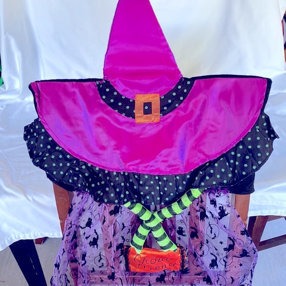 NWOT Classic Elegant Beautiful  Unique Chair Cover Halloween Decoration Purple - Picture 3 of 14